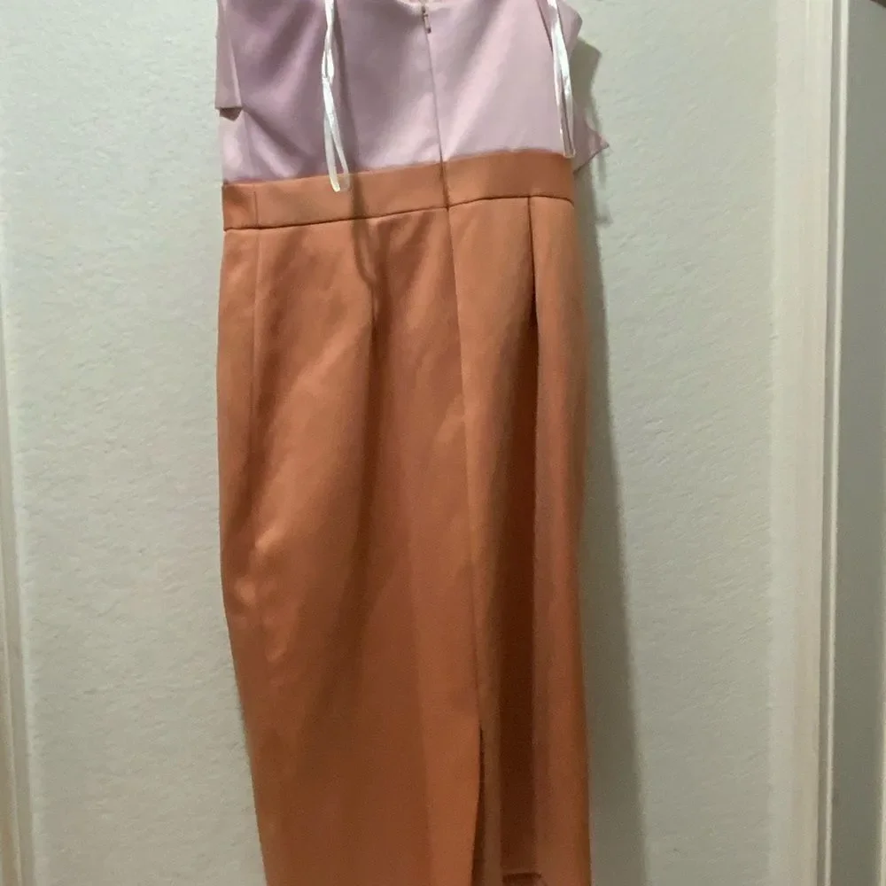 CYNTHIA ROWLEY Stretch Color Block Shift Dress size 4 - Picture 11 of 11